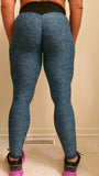 Teal Space Dye Legging